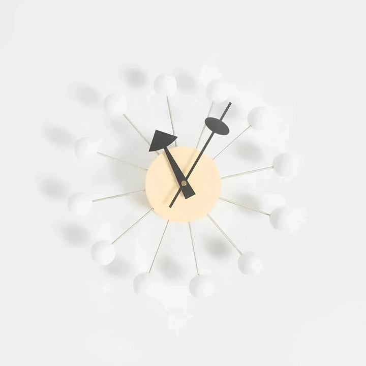Variant image for Stilvolle Sunburst Wanduhr Modern aus PVC mit Stiller Quarzbewegung - 32 cm Durchmesser für Wohnzimmer und Schlafzimmer-7