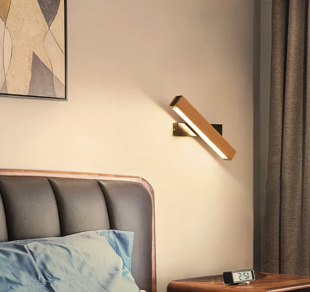 Japanische Wandleuchte LED Schwarz Weiß, Drehbare Wandlampe Minimalistisch für Innenräume, Energieeffizient und Pflegeleicht 7