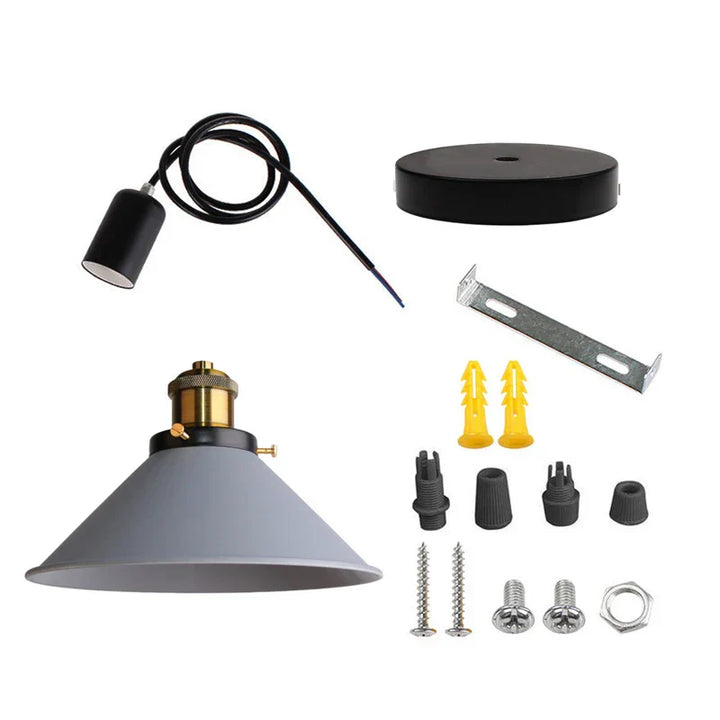 Industrielle Eleganz - LED-Horn-Pendelleuchte