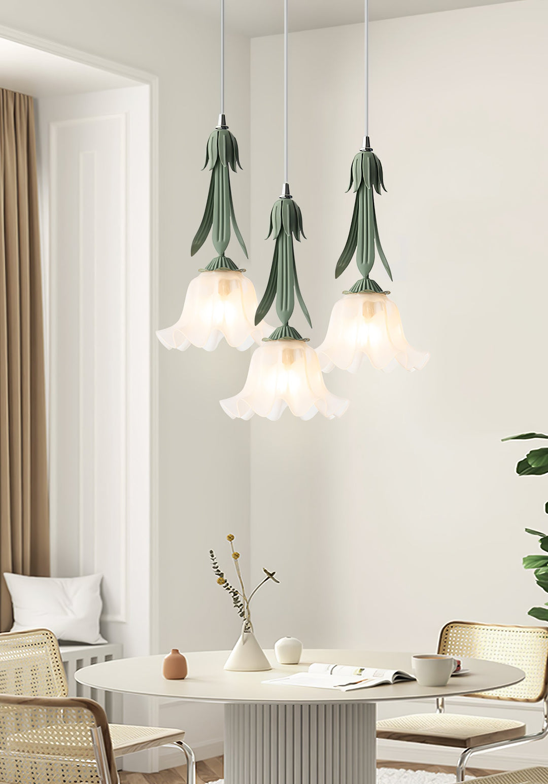 Clochettes - Hängeleuchte mit Blumenmuster für eine elegante Atmosphäre