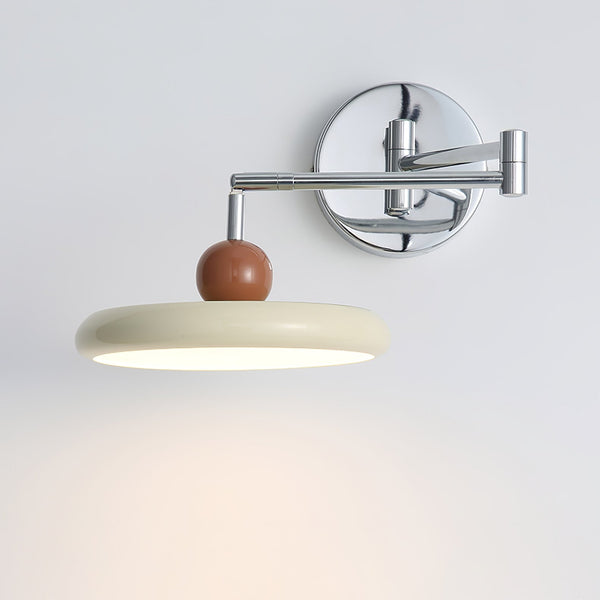 Moderne LED Wandleuchte für Innenräume - Warmlicht, 20 cm Durchmesser, Energieeffiziente Wandlampe für Schlafzimmer-1