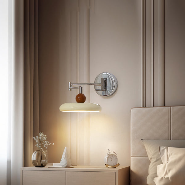 Moderne LED Wandleuchte für Innenräume - Warmlicht, 20 cm Durchmesser, Energieeffiziente Wandlampe für Schlafzimmer-5