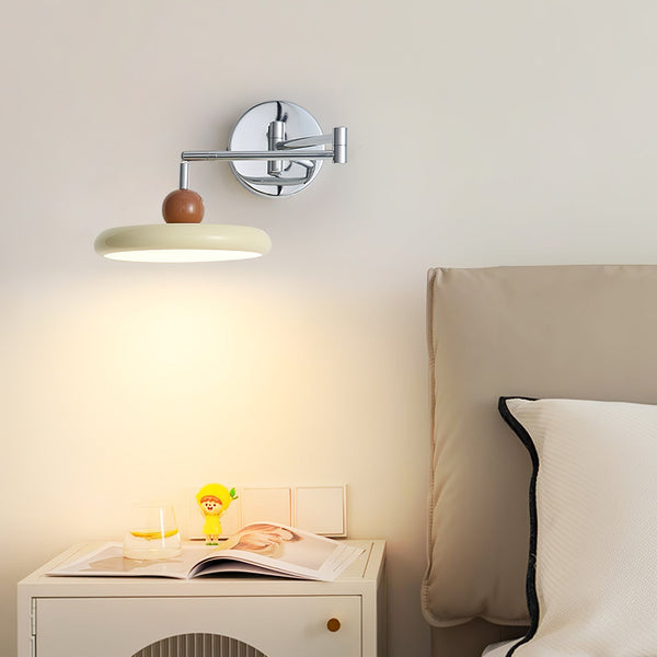 Moderne LED Wandleuchte für Innenräume - Warmlicht, 20 cm Durchmesser, Energieeffiziente Wandlampe für Schlafzimmer-6