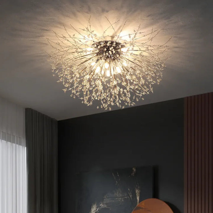 Elegante Lili Design LED-Hängelampen mit Weiß-Goldenem Metallrahmen