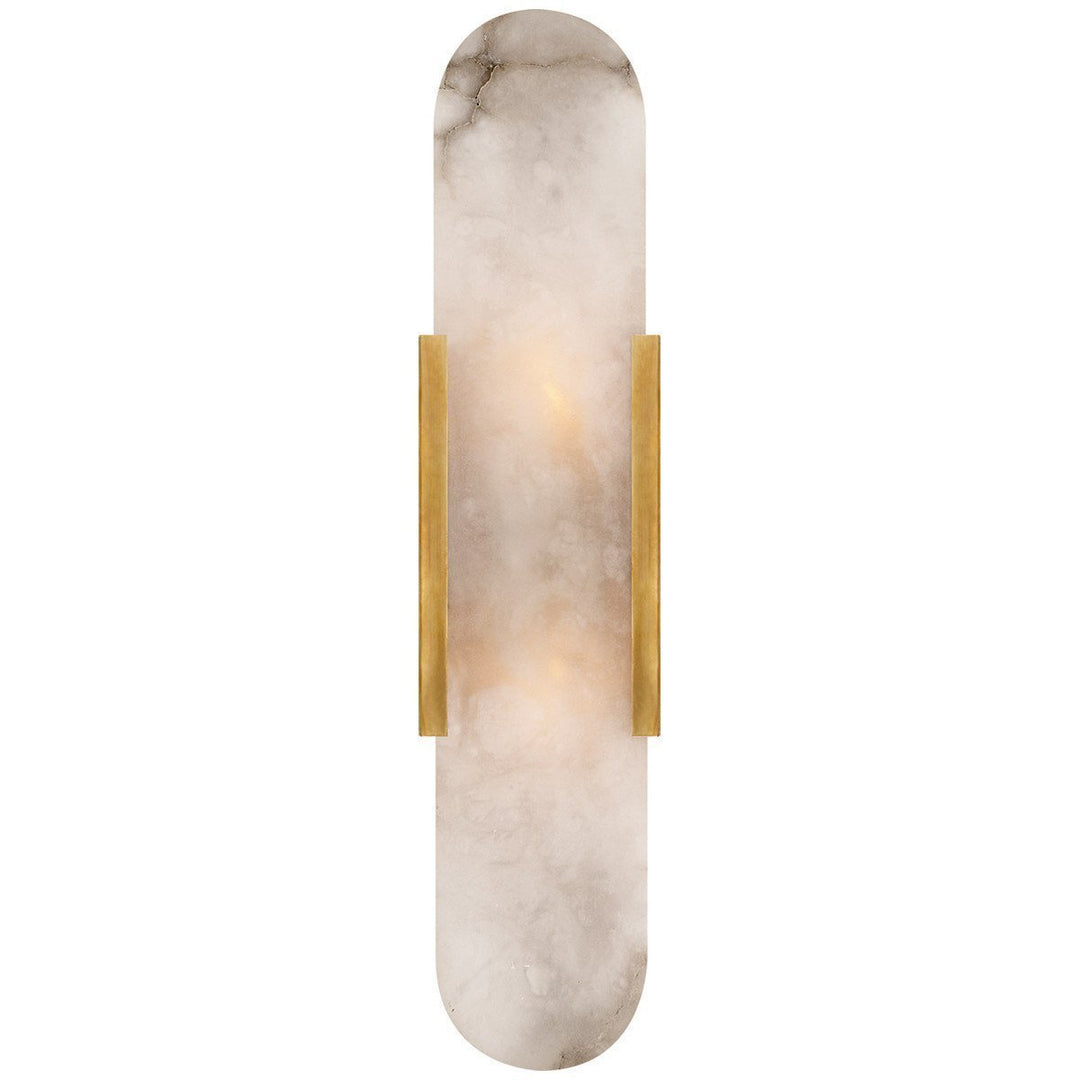 Variant image for Moderne Wandleuchte Innen aus Alabaster und Metall - Elegante Wandlampe Schwarz für Wohnräume und Büros-5