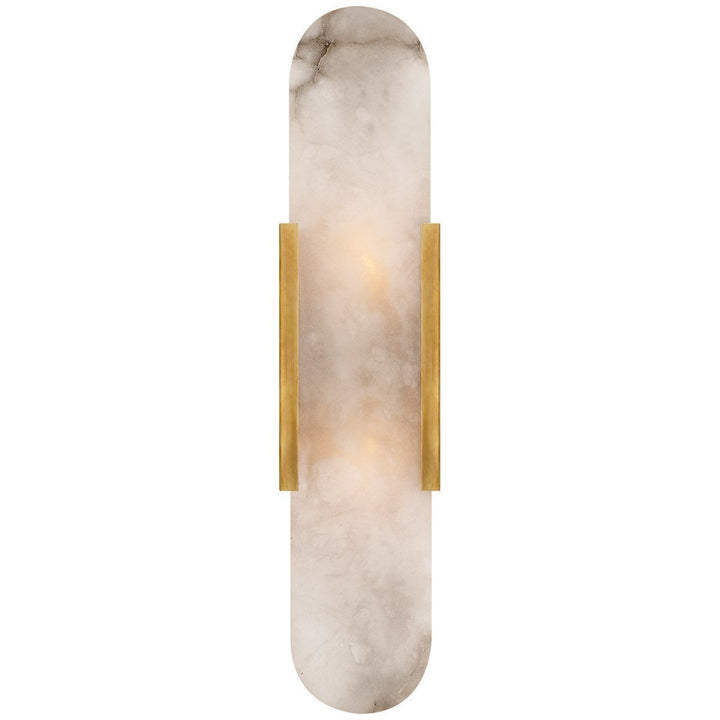 Variant image for Moderne Wandleuchte Innen aus Alabaster und Metall - Elegante Wandlampe Schwarz für Wohnräume und Büros-5
