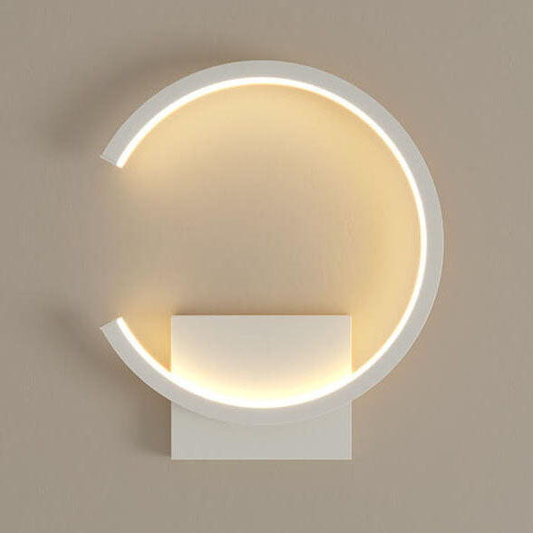 Variant image for Moderne LED-Wandlampe Schwarz mit Minimalistischem Design - Runde Wandleuchte für Innenräume, Energieeffizient und Langlebig-6