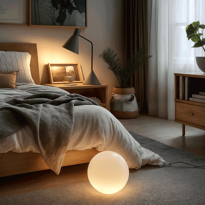 Variant image for Moderne Wetterfeste LED-Gartenlampe Kugelform mit RGB-Farben und Fernbedienung - Ideal für Garten und Terrasse-2