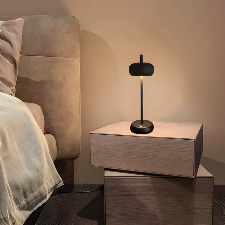Moderne Dimmbar Akku Tischlampe mit LED-Beleuchtung - Schlankes Design für Wohnzimmer und Büro-4
