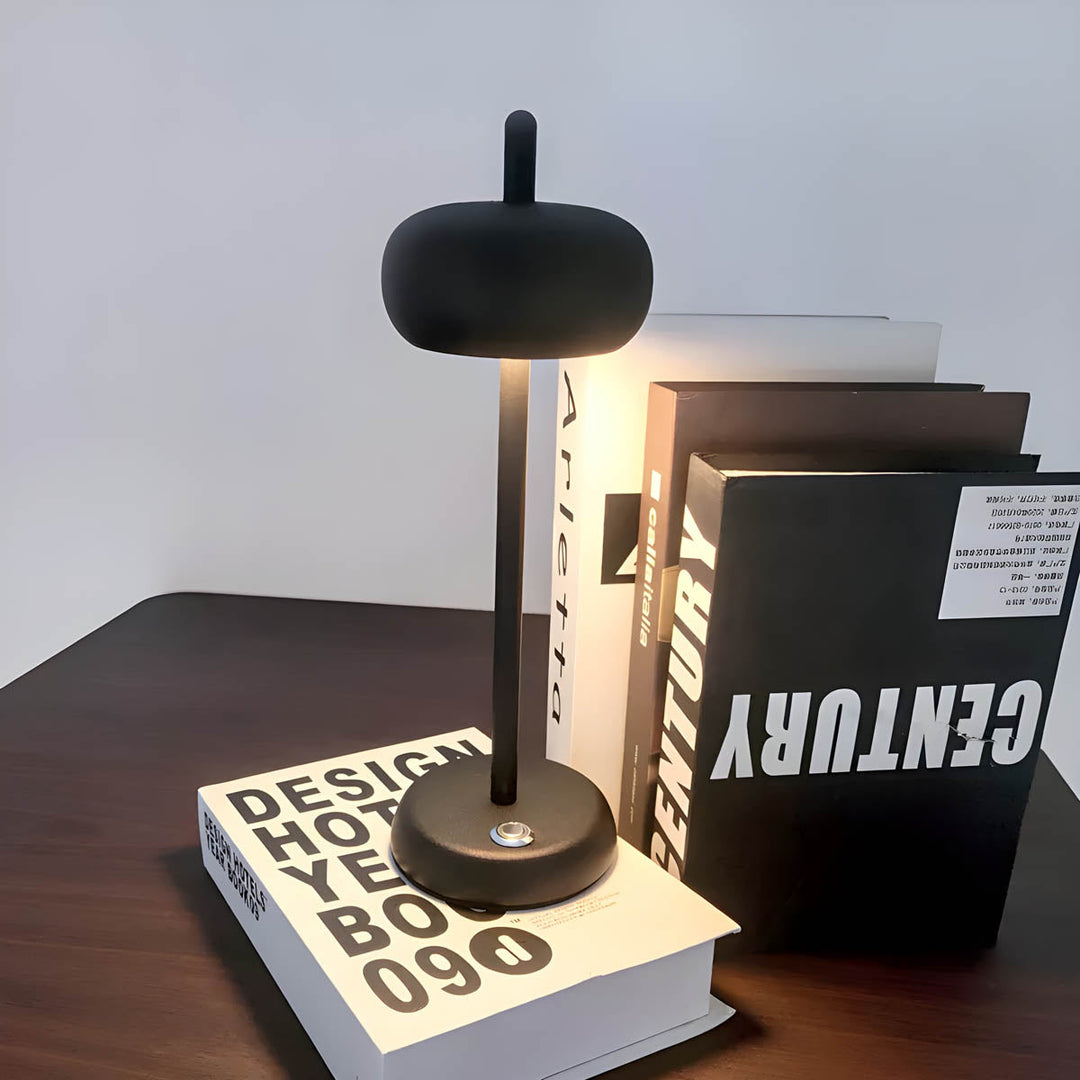 Moderne Dimmbar Akku Tischlampe mit LED-Beleuchtung - Schlankes Design für Wohnzimmer und Büro-3