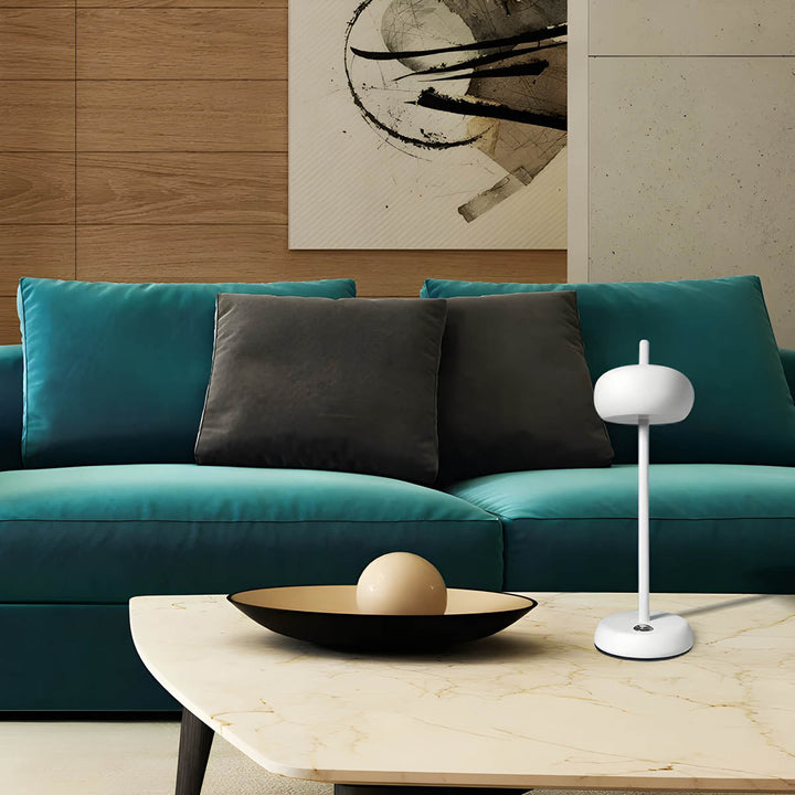 Moderne Dimmbar Akku Tischlampe mit LED-Beleuchtung - Schlankes Design für Wohnzimmer und Büro-5