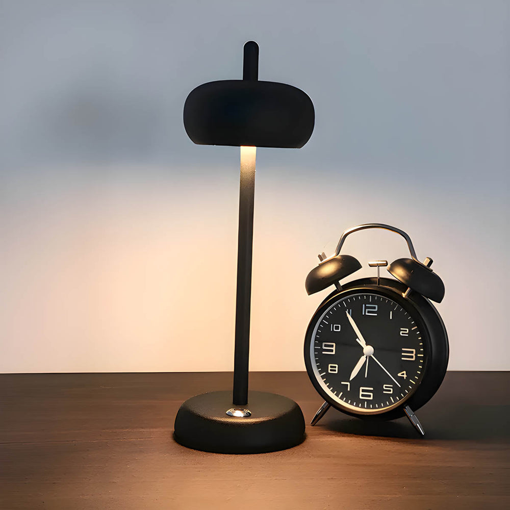 Moderne Dimmbar Akku Tischlampe mit LED-Beleuchtung - Schlankes Design für Wohnzimmer und Büro-2