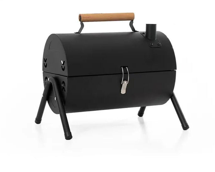Variant image for Tragbarer Holzkohlegrill für Camping und Picknicks - Kompakt, Leicht mit Integriertem Thermometer und Großer Grillfläche-1