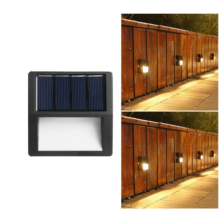 EcoBright - Solarbetriebene, wasserdichte LED-Terrassenlampen für stilvolle Außenbereiche in rund und quadratisch