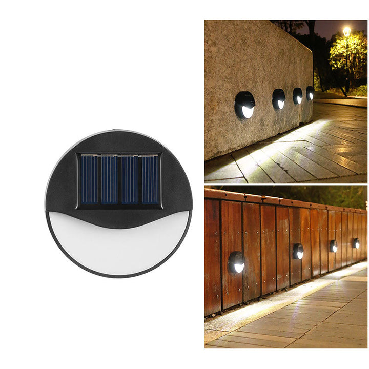 EcoBright - Solarbetriebene, wasserdichte LED-Terrassenlampen für stilvolle Außenbereiche in rund und quadratisch