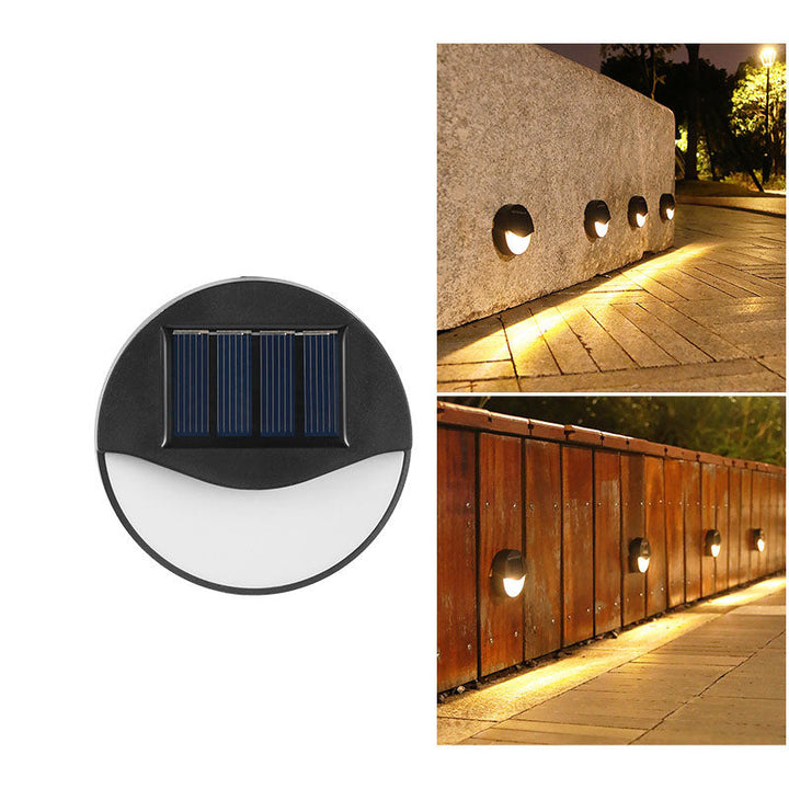 EcoBright - Solarbetriebene, wasserdichte LED-Terrassenlampen für stilvolle Außenbereiche in rund und quadratisch