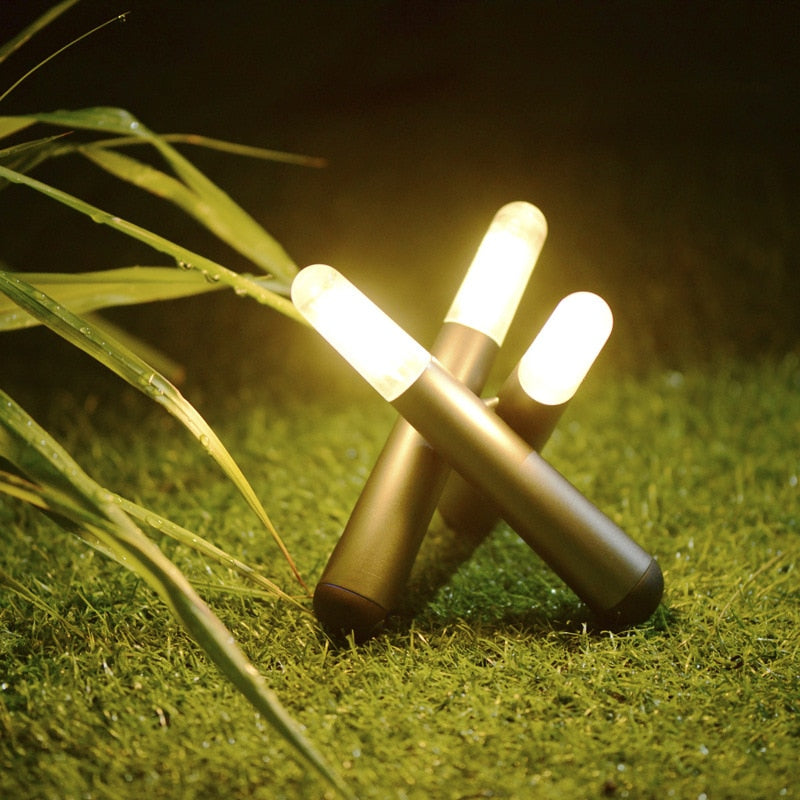 Kabellose LED-Tischleuchte mit Touch-Dimmer – Tragbare Akku Tischlampe für Innen und Außen, Witterungsgeschützt, IP65-4