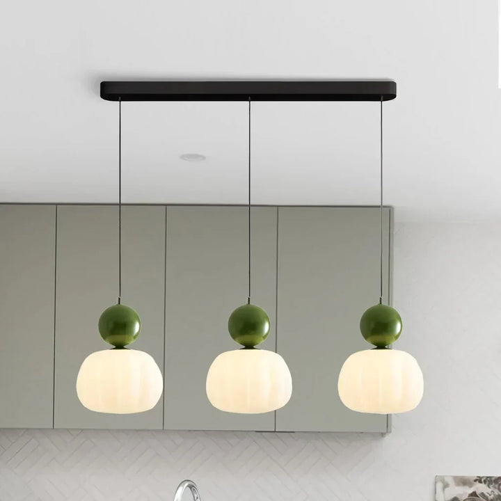 Variant image for Elegante Pendelleuchte im Art-Déco-Stil in Gold und Schwarz – Hängelampe für Esszimmer und Wohnzimmer mit E27 Fassung-4