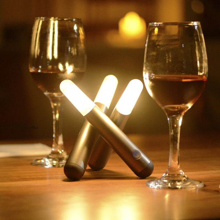 Kabellose LED-Tischleuchte mit Touch-Dimmer – Tragbare Akku Tischlampe für Innen und Außen, Witterungsgeschützt, IP65-6