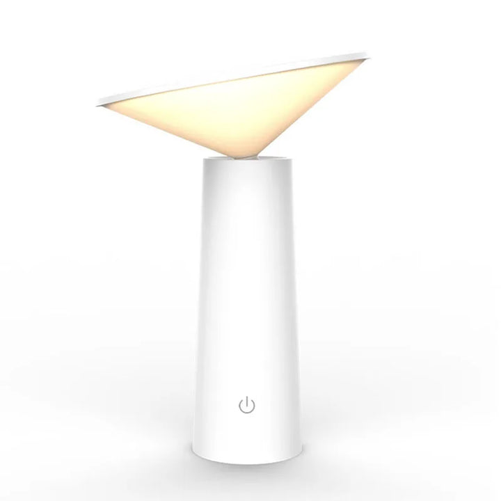 Kabellose LED-Tischleuchte mit Fernbedienung – Wiederaufladbare Akku Tischlampe für flexibles dimmbares Licht in Weiß-6
