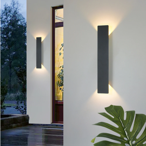 Wasserdichte LED-Streifen-Wandleuchte für Außenbereiche - Modernes Design und langlebige Konstruktion 3