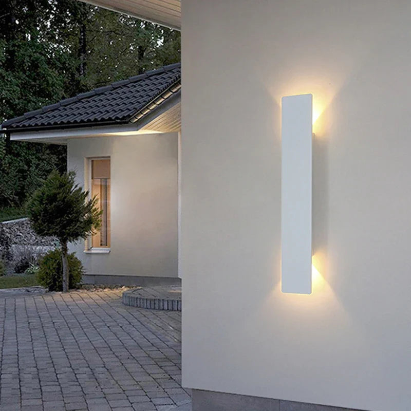 Wasserdichte LED-Streifen-Wandleuchte für Außenbereiche - Modernes Design und langlebige Konstruktion 7
