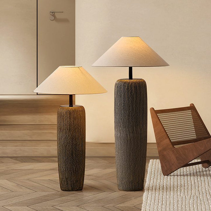 Stehlampe aus Altholz im Vintage-Design – Rustikale Stehleuchte für Wohnzimmer, kompatibel mit LED und Edison-Glühbirnen-2
