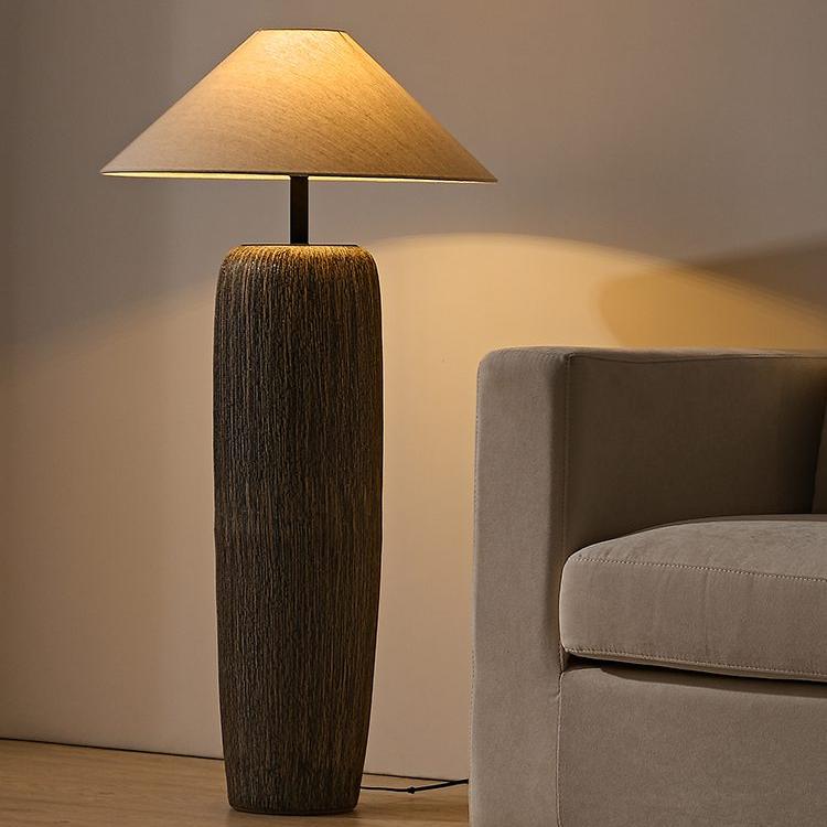 Stehlampe aus Altholz im Vintage-Design – Rustikale Stehleuchte für Wohnzimmer, kompatibel mit LED und Edison-Glühbirnen-4