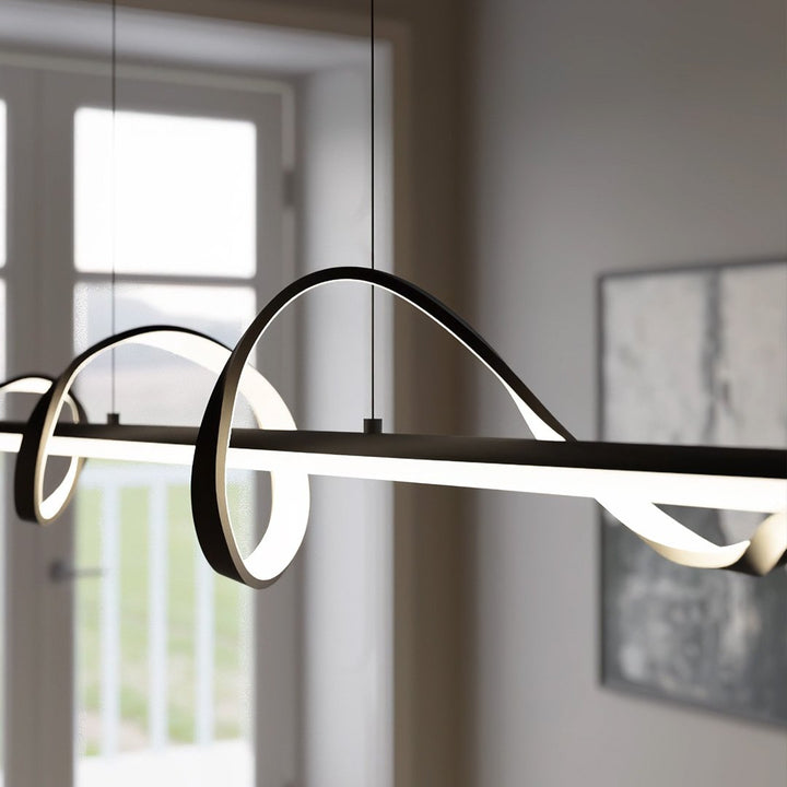 Elegante Clarion-Wandlampe aus Glas mit LED-Technologie