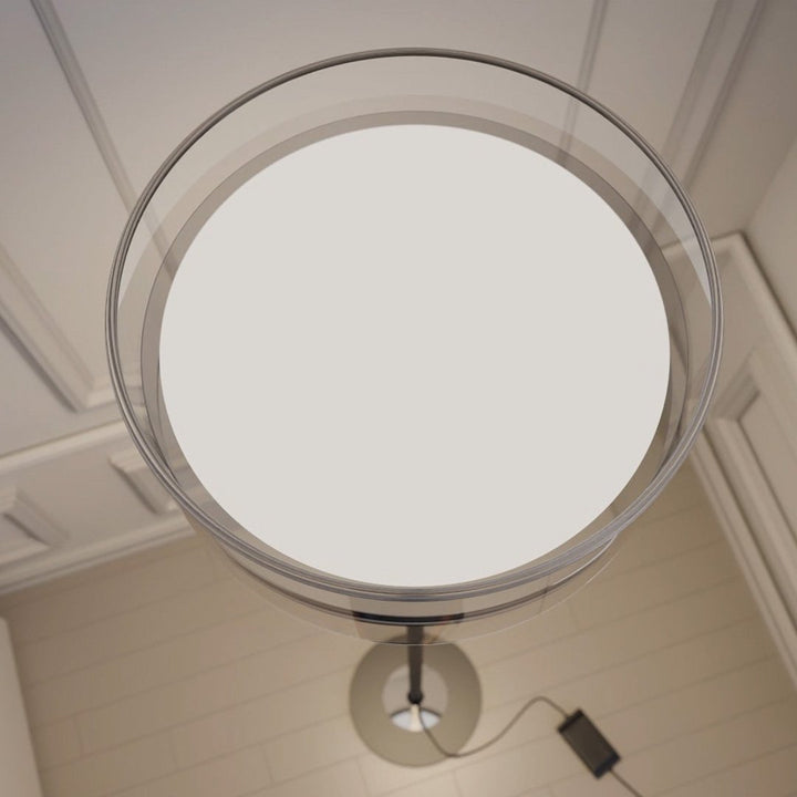 Moderne LED Wandleuchte mit Dimmer aus Glas und Metall - Künstlerisches Design für Innenräume-5