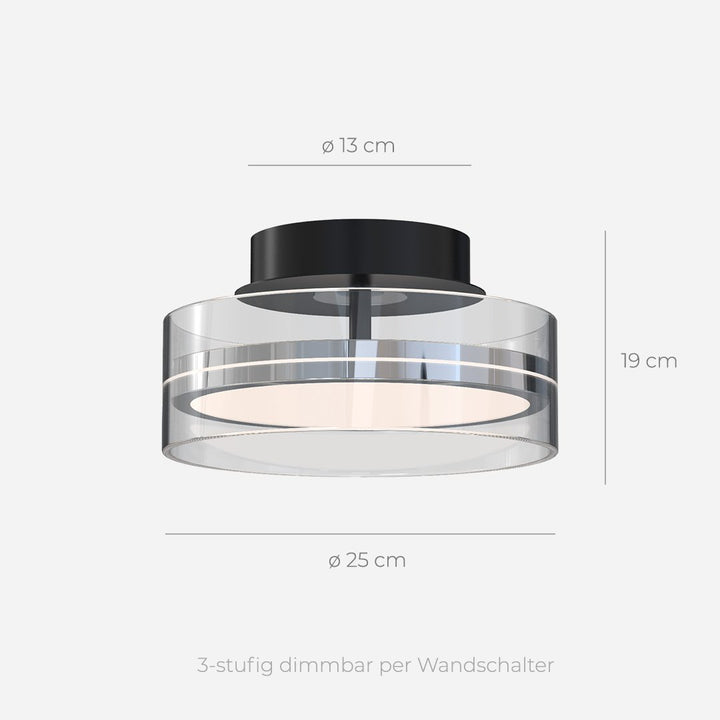 Brighta – Elegante und dimmbare LED-Deckenleuchte mit moderner Technologie