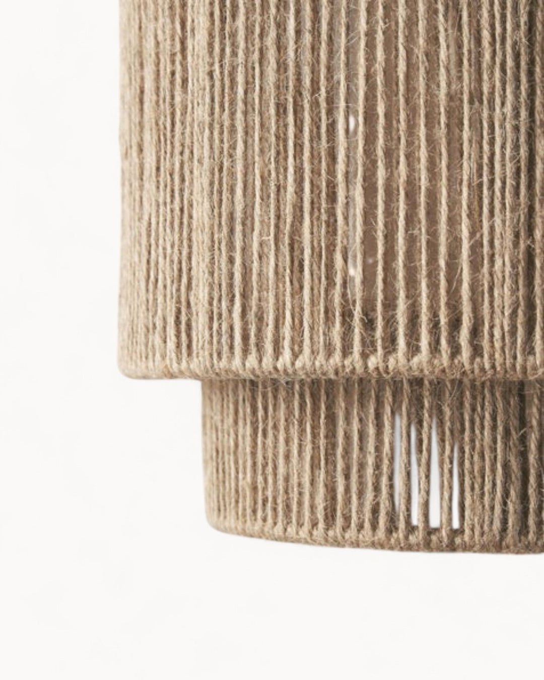 Nachhaltige Wandlampe mit Juteschirm in Naturbraun - Minimalistische Wandleuchte für Innenräume, 23x25x12 cm-4