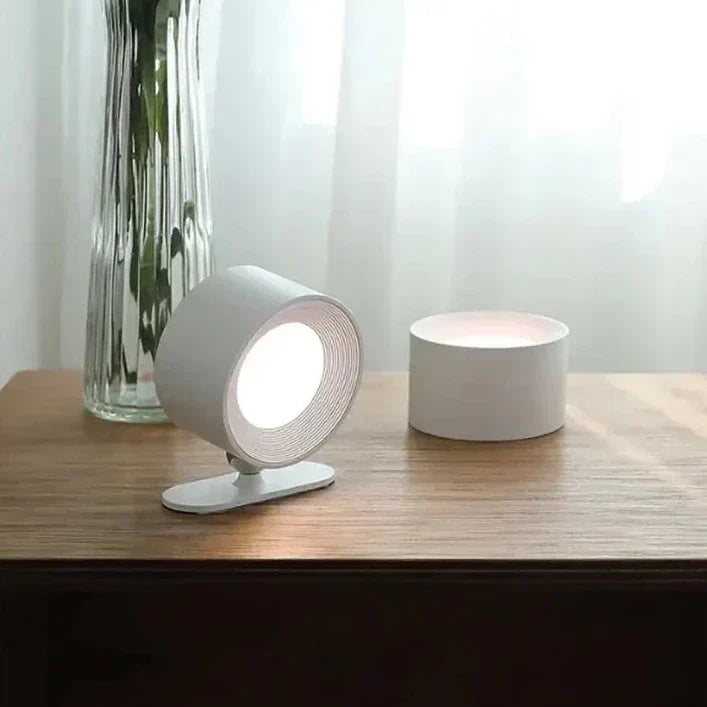 Kabellose LED Wandleuchte für Innen, Einfache Installation ohne Bohren - Flexibles Design, Warmweiß Licht, 20 cm Durchmesser-6