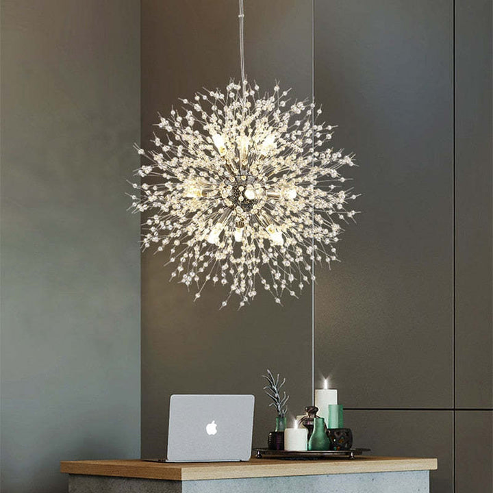 Elegante Lili Design LED-Hängelampen mit Weiß-Goldenem Metallrahmen