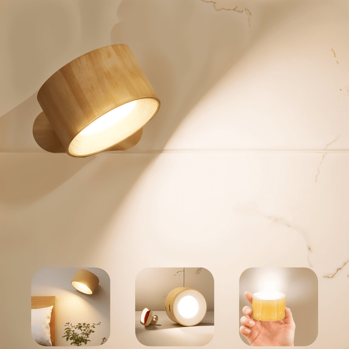 Variant image for Kabellose LED Wandleuchte mit 360° Drehung und Dimmer – Modernes Design für Innenräume-5