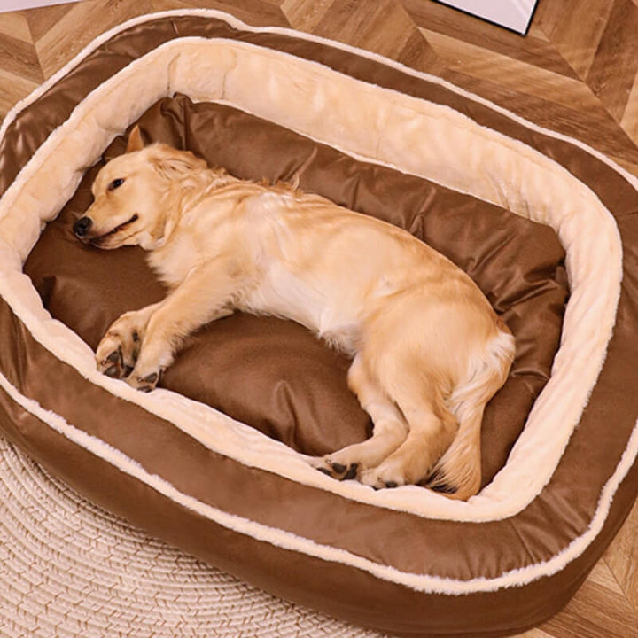 Variant image for Orthopädisches Hundebett aus Plüsch für große Rassen - Waschbar und Komfortabel, Ideal für bis zu 130 Pfund, Geräumig und Langlebig-5