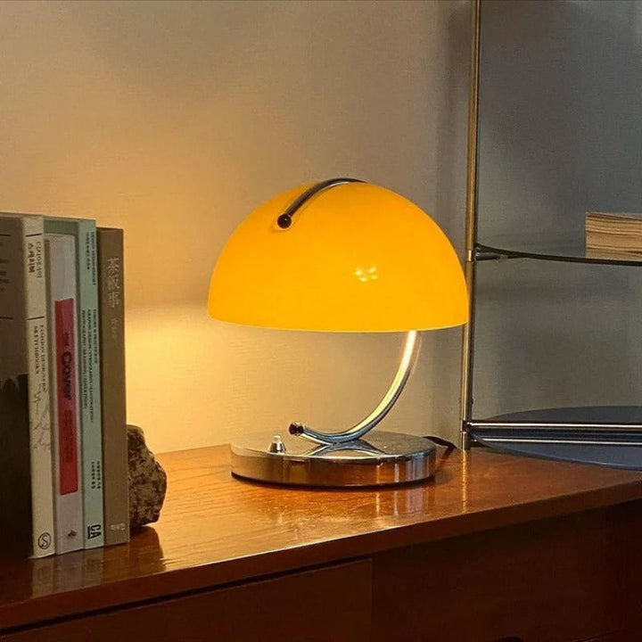 Variant image for Dänische Tischlampe im Pilzstil aus Glas - Elegante LED Tischleuchte für Wohnzimmer und Schlafzimmer-1