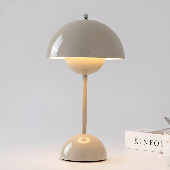 Variant image for Elegante Dimmbare Tischlampe aus Edelstahl - Minimalistische LED Tischleuchte für Wohn- und Büroräume, Ø 16 cm, H 29,5 cm-2