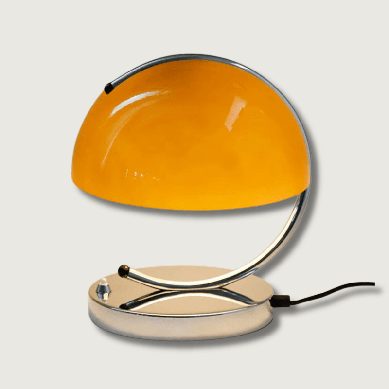 Dänische Tischlampe im Pilzstil aus Glas - Elegante LED Tischleuchte für Wohnzimmer und Schlafzimmer-2