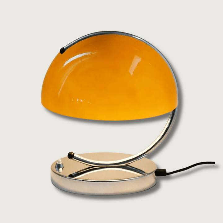 Dänische Tischlampe im Pilzstil aus Glas - Elegante LED Tischleuchte für Wohnzimmer und Schlafzimmer-2