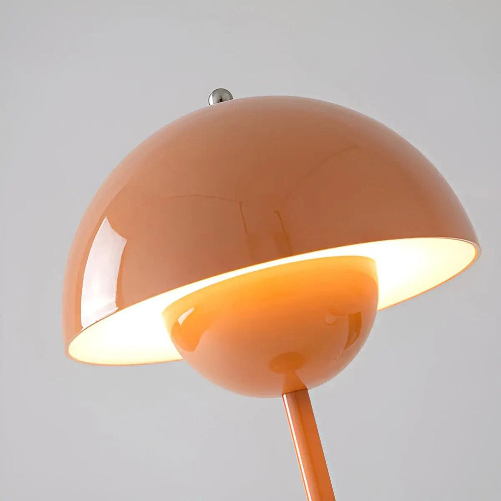 Elegante Dimmbare Tischlampe aus Edelstahl - Minimalistische LED Tischleuchte für Wohn- und Büroräume, Ø 16 cm, H 29,5 cm-4