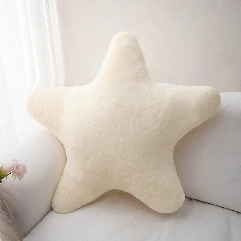 Variant image for Pastellfarbenes Sternkissen aus Weichem Plüsch - 40 cm Dekokissen für Sofa und Kinderzimmer, Kuschelkissen Zierkissen-4