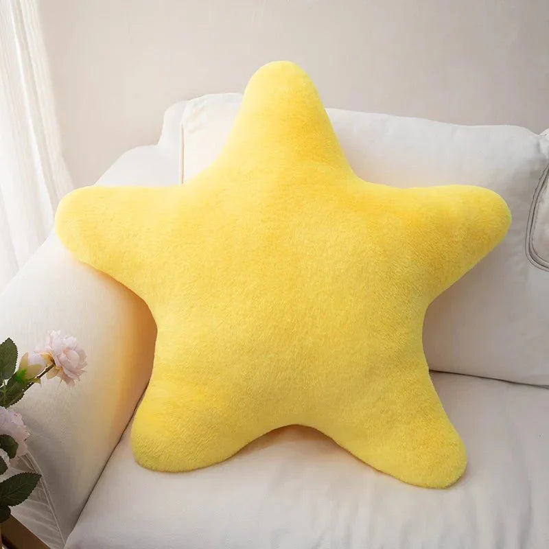 Variant image for Pastellfarbenes Sternkissen aus Weichem Plüsch - 40 cm Dekokissen für Sofa und Kinderzimmer, Kuschelkissen Zierkissen-2