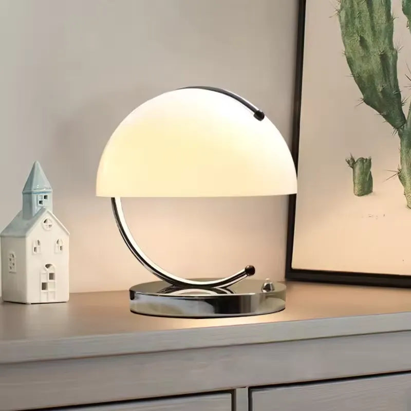 Variant image for Dänische Tischlampe im Pilzstil aus Glas - Elegante LED Tischleuchte für Wohnzimmer und Schlafzimmer-9