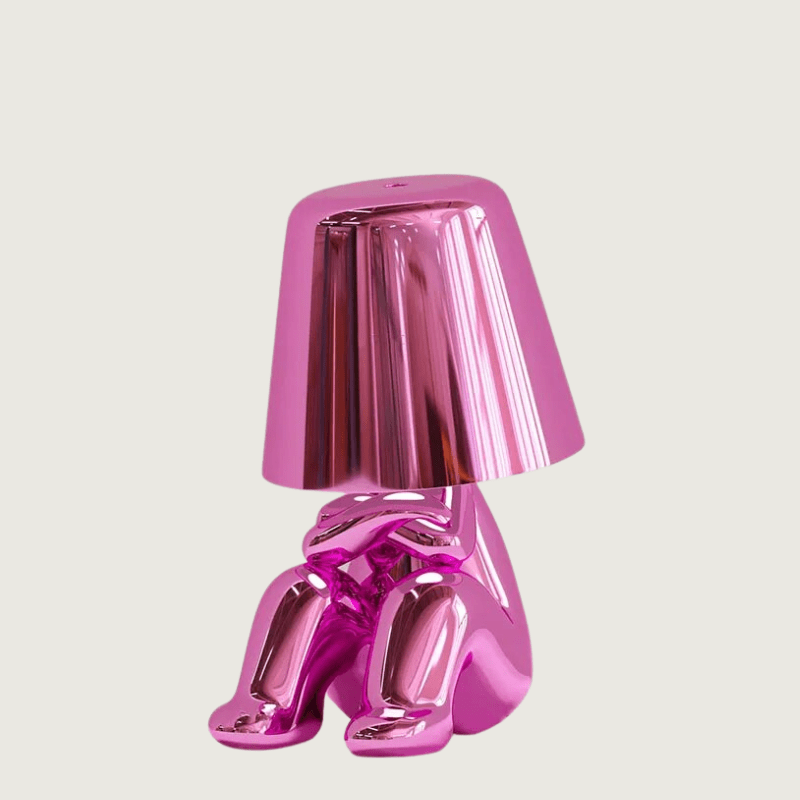 Variant image for Moderne LED-Tischlampe im Denkerdesign mit Warmweißem Licht und Kunstharzfuß - Stilvolle Tischleuchte für Elegante Innenräume-1