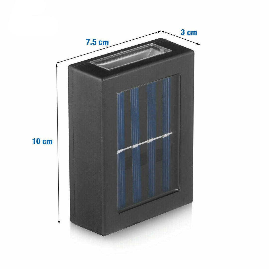 Leuchtende Eleganz - Solarlampen für Zäune und Wände