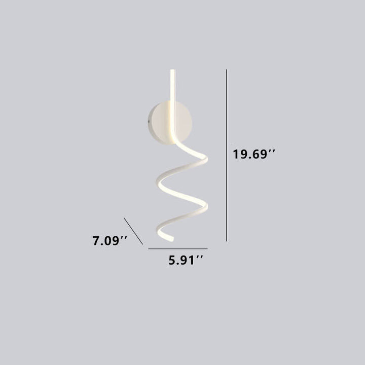 LumiArc - Minimalistische LED-Wandleuchte mit kreativem Arcs Lines Design