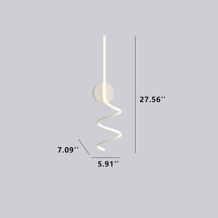 LumiArc - Minimalistische LED-Wandleuchte mit kreativem Arcs Lines Design