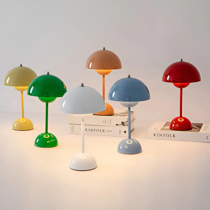 Elegante Dimmbare Tischlampe aus Edelstahl - Minimalistische LED Tischleuchte für Wohn- und Büroräume, Ø 16 cm, H 29,5 cm-5