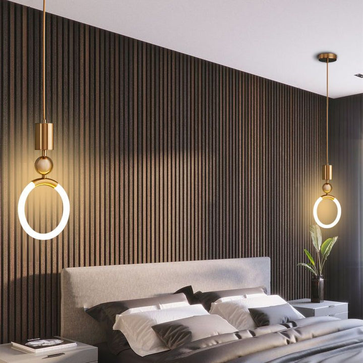 Elegante nordische LED-Hängelampe mit minimalistischem Design